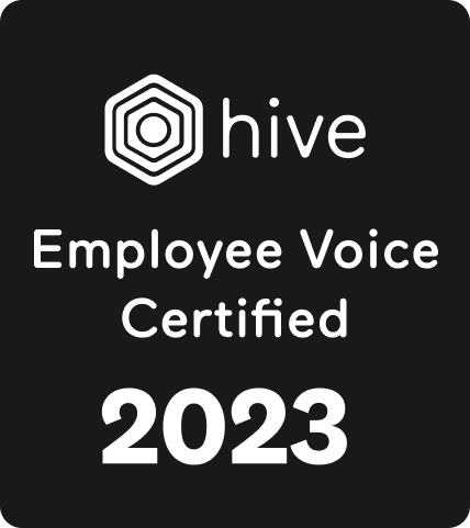 Hive Employee Voice Certified 2023 Black