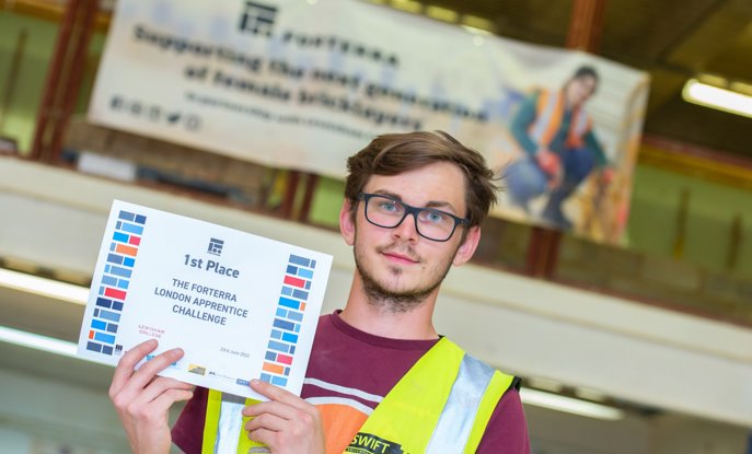 Lewisham College hosts London Apprentice Challenge in Bricklaying
